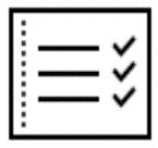 Data list icon